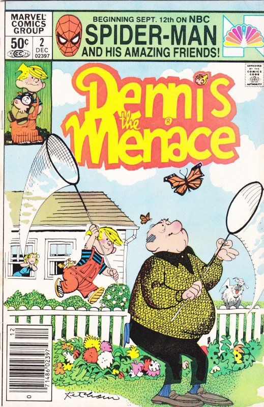 Dennis the Menace (Marvel) #2 (Newsstand) FN ; Marvel | Hank Ketcham All Ages