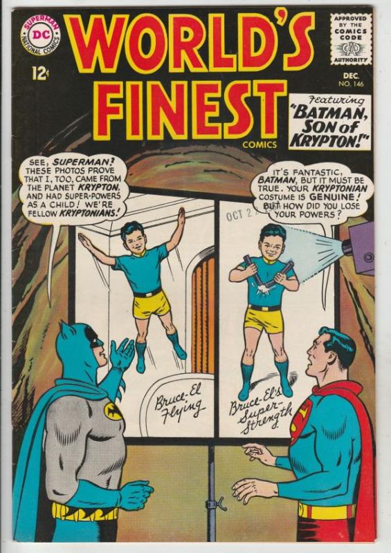 World's Finest #146 (Dec-64) NM- High-Grade Superman, Batman, Robin