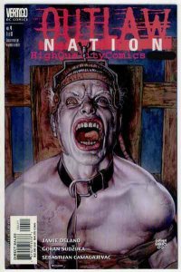 OUTLAW NATION #4, NM+, Electric Chair, Glenn Fabry, Vertigo, 2000, more in store