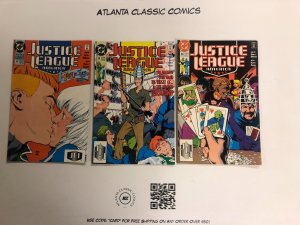 3 Justice League DC Comic Books #43 44 45  Batman Superman  Flash 2 KE2