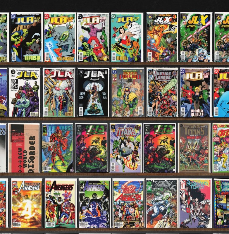 Huge Lot 150+ Comics with Batman, Backlash, Jla: Year One, Avengers & More!
