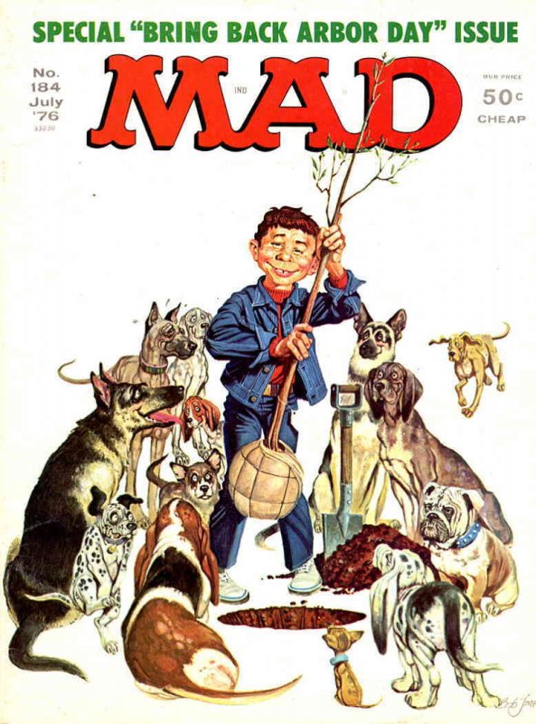 Mad #184 GD ; E.C | low grade comic July 1976 magazine