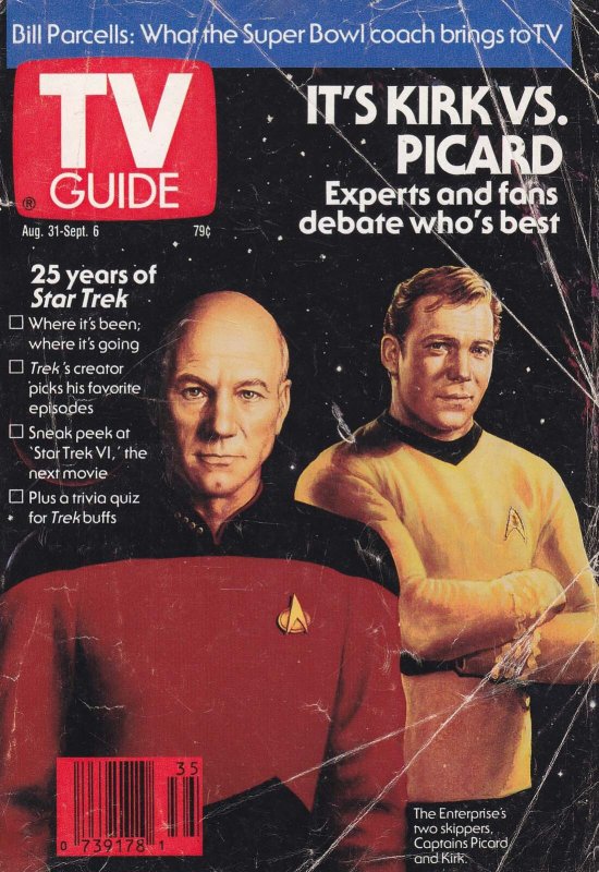 TV Guide #2005A GD ; News America Pub | low grade comic Star Trek August 1991