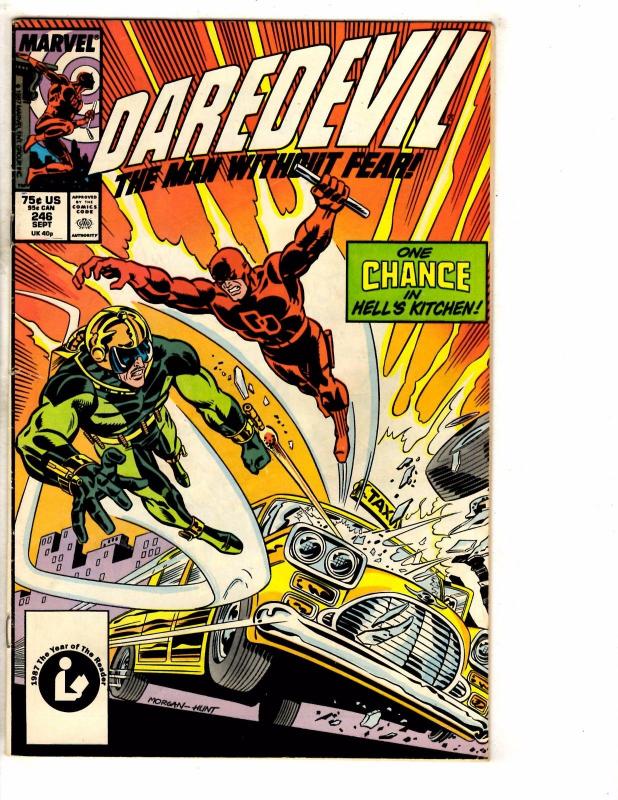 Lot Of 5 Daredevil Marvel Comic Books # 246 257 258 294 295 Defenders Hulk J255