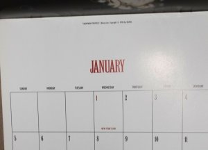 OLIVIA 92 Calendar w/ Watercolor Art by Olivia ~ WH