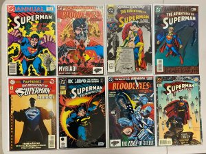 Superman Annuals Comic Lot 11 Different Books AVG 8.0 VF 