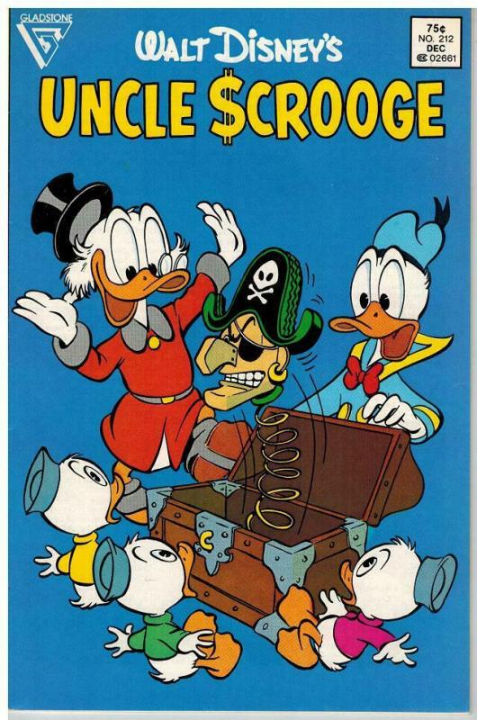 UNCLE SCROOGE 212 F-VF Dec. 1986 COMICS BOOK