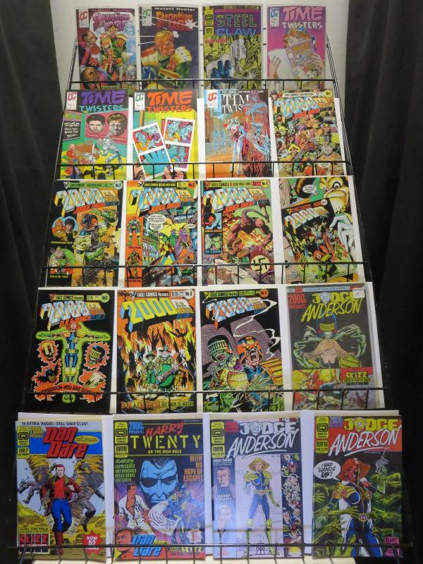 British Comics Lot of 99 Books F/+ Judge Dredd 2000 AD Strontium Dog Robohunter