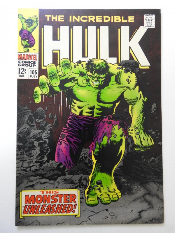 The Incredible Hulk #105 (1968) VF+ Condition!