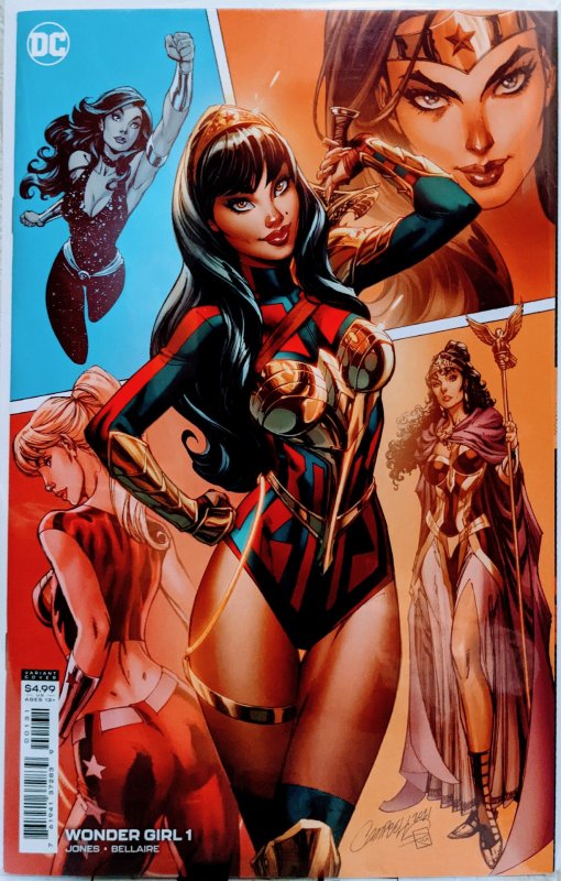 WONDER GIRL #1 - J. SCOTT CAMPBELL VARIANT. 1.25 RATIO. HOT!