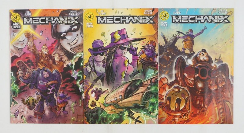 Mechanix #1-3 VF/NM complete series Ben Slabak ; Source Point