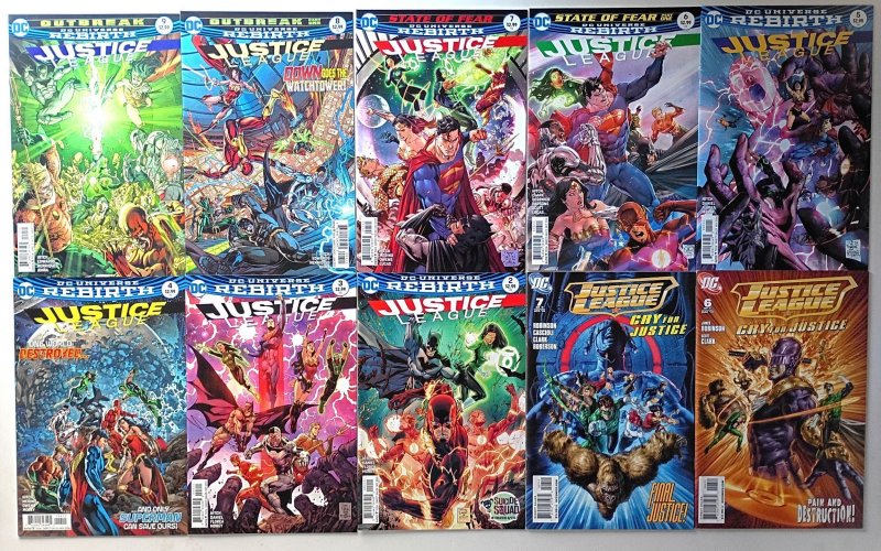 50-Comic Lot Justice League & Justice Society VF+ (8.5) AVERAGE Modern Age KEYS?