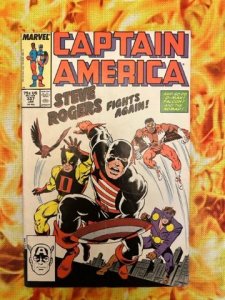 Captain America #337 (1988) - VF/NM - 1st Serpent Squad