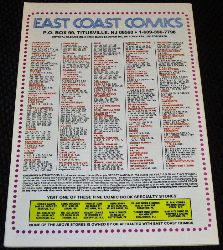 Secret Wars II #8 (1986)