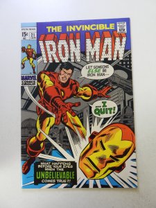 Iron Man #21 VF+ condition