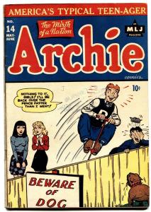 Archie #14 1945-MLJ Betty and Veronica Jughead Rare Early issue