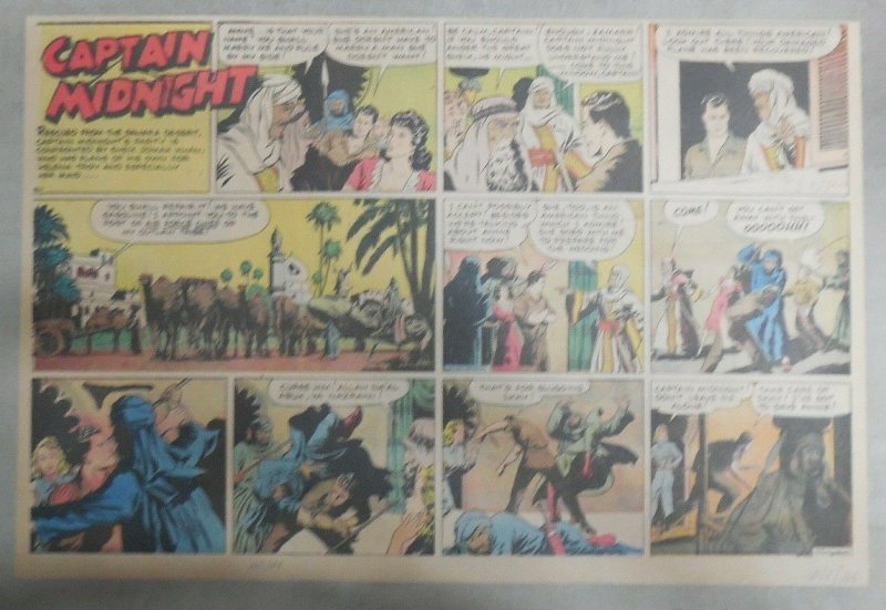 Captain Midnight Sunday by Jonwon  from 10/1/1944 Half Page Size!