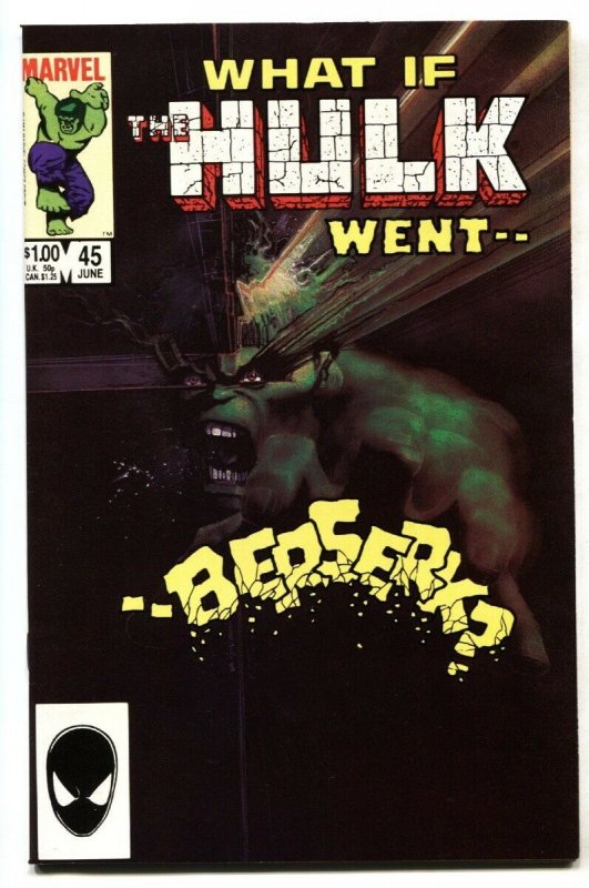 What If #45 comic book HULK WENT BESERK-Marvel-NM- 