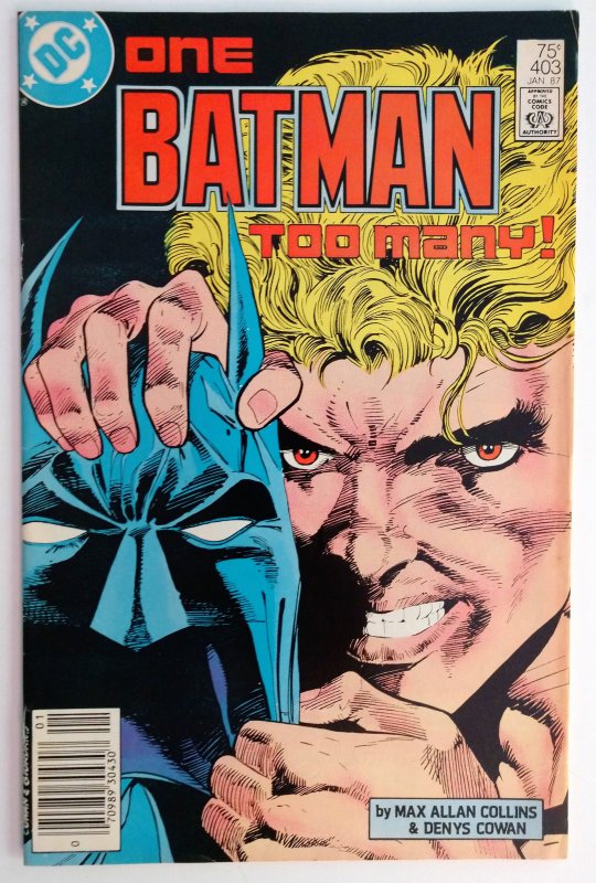 Batman #403 (VF+, 1986) NEWSSTAND