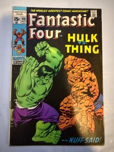 Fantastic Four(1971)#112 Hulk vs. Thing see descripttion