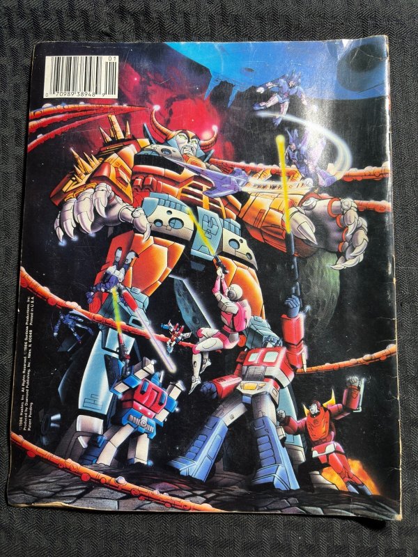 1986 THE TRANSFORMERS Sticker Album GD 2.0 Hasbro / Diamond NO DECODER