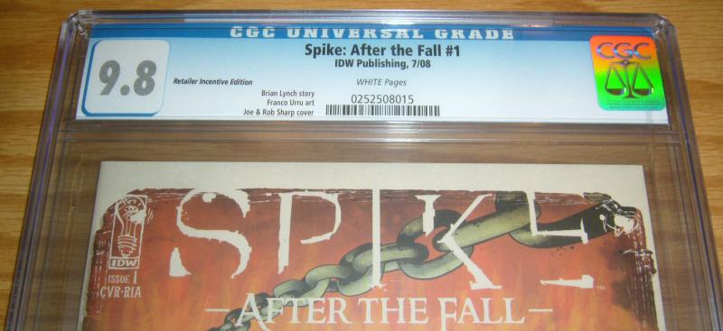 Spike: After the Fall #1 CGC 9.8 retailer incentive edition - RI A variant buffy