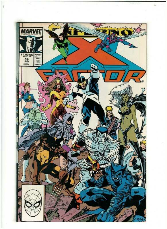 X-Factor #39 VF 8.0 Marvel Comics 1989 Inferno, Mr. Sinister & Goblin Queen