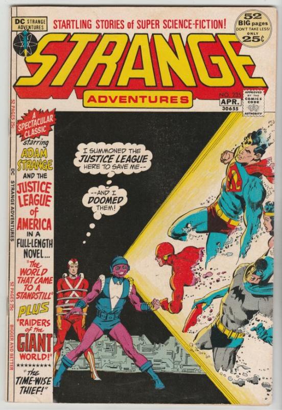 Strange Adventures #235 (Apr-72) NM- High-Grade Adam Strange, Alana