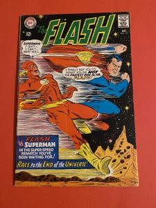 The Flash #175 (1967) 2nd flash vs Superman mid grade
