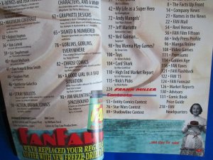 1995 OVERSTREET'S FAN #3 SAN DIEGO Comic-Con Commemorative Edition Program VG+