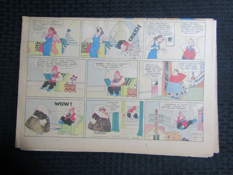 1935 Oct 6 Seattle Post Intelligencer COMIC WEEKLY Katzenjammer 18pg VG/FN 5.0