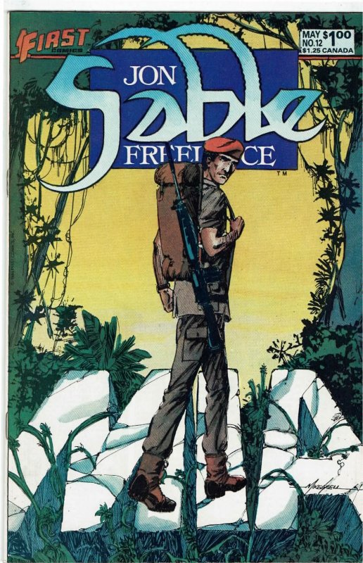 Jon Sable, Freelance #12 (1983 v1) First Comics Mike Grell VF