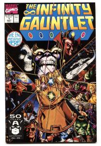 Infinity Gauntlet #1 First issue Thanos-comic book  High Grade NM-