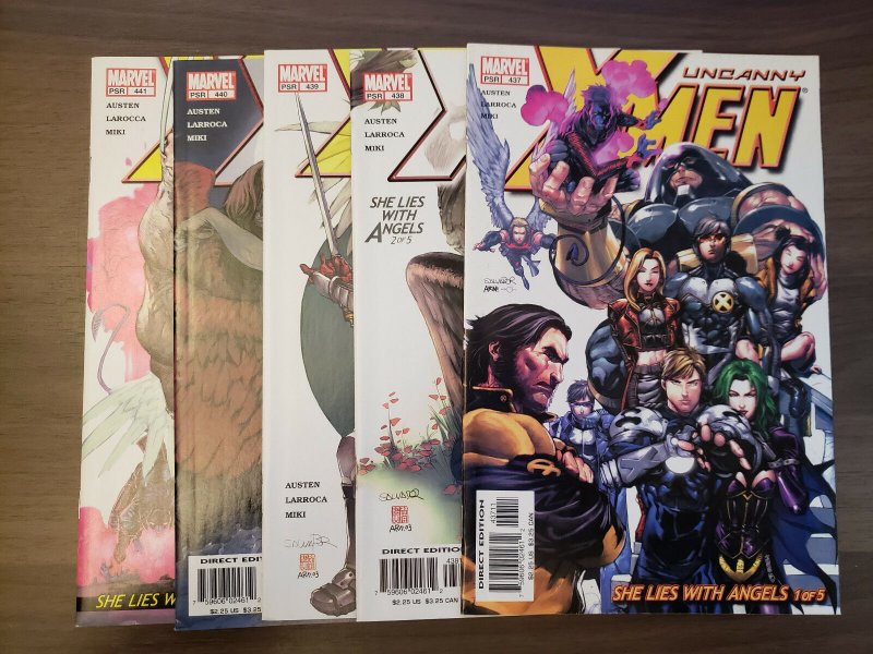 Uncanny X-Men She Lies With Angels (#437-441) (Marvel 2004) | Chuck Austen