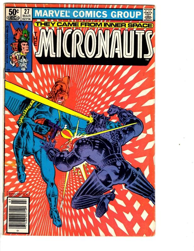 4 Marvel Comics Micronauts #27 Deathlok #25 Guardians Galaxy #12 Namor #13 JB3