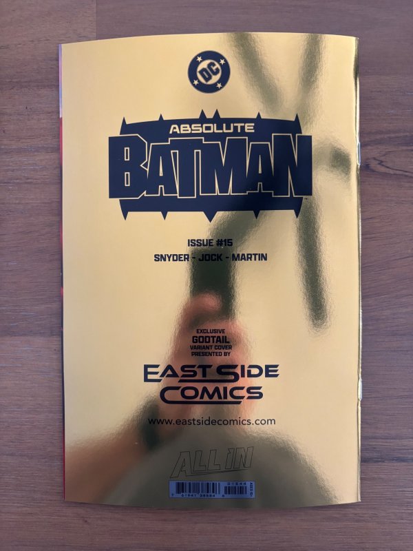 Absolute Batman #15 • 2026 • Godtail Exclusive Gold Foil Virgin Variant