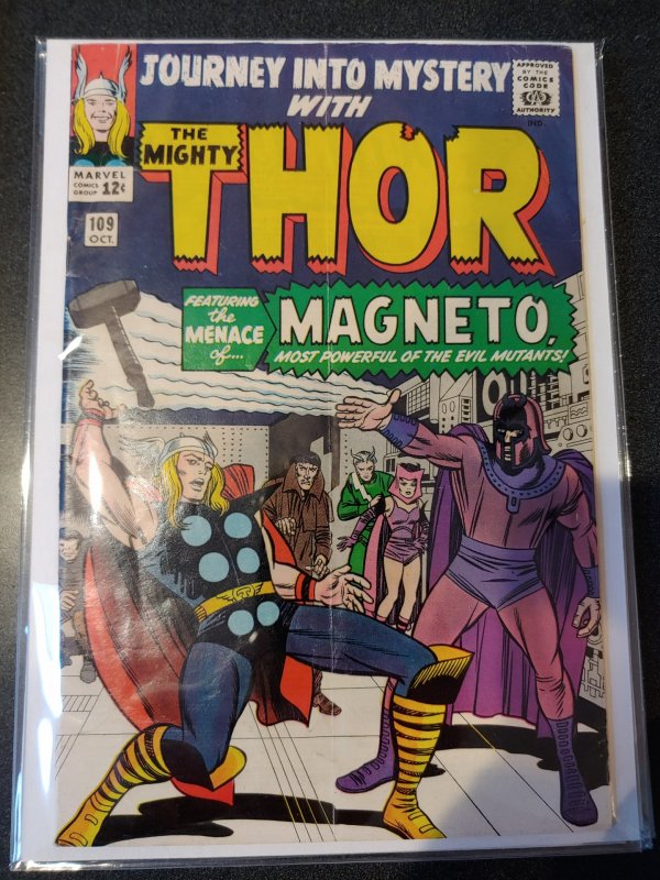 JOURNEY INTO MYSTERY #109 MAGNETO ISSUE MARVEL GRAIL HIGH GRADE