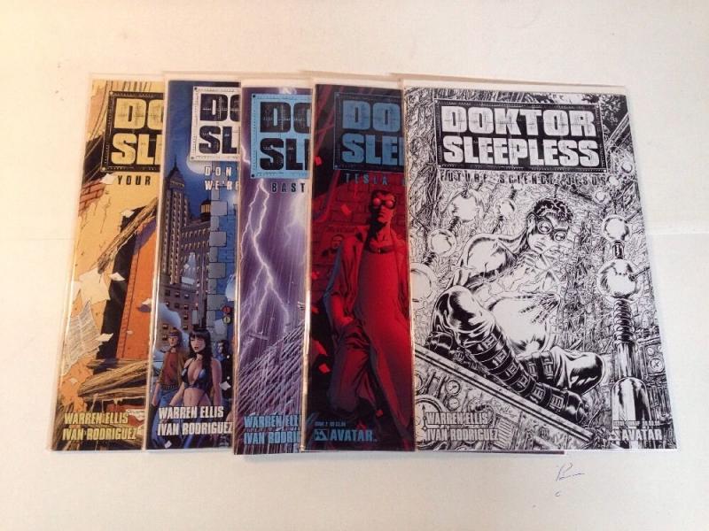 Doktor Sleepless 1-5 Near Mint Lot Set Run