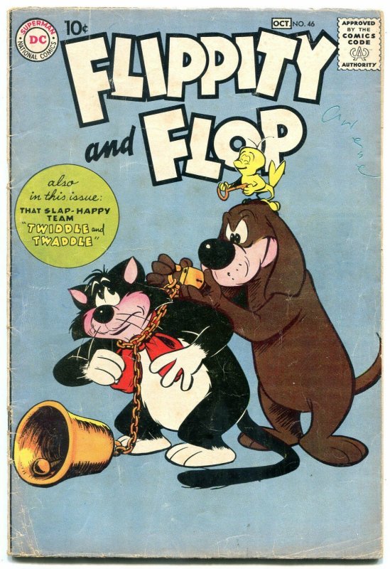 Flippity and Flop #58 1959- DC Funny Animals VG