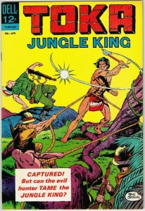 Toka The Jungle King #3 (1964 Dell) - 8.5 VF+ *Trapped By The Evil Hunters*