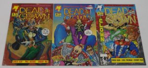 Dead Clown #1-3 VF/NM complete series Super-Heroes Must Die ; Malibu