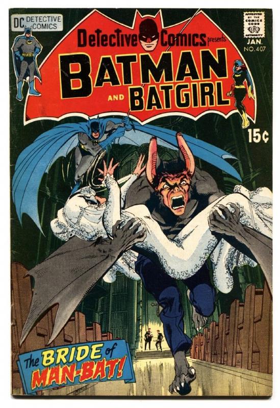 Detective Comics #407 Batgirl 1970- Batman- Neal Adams-comic book