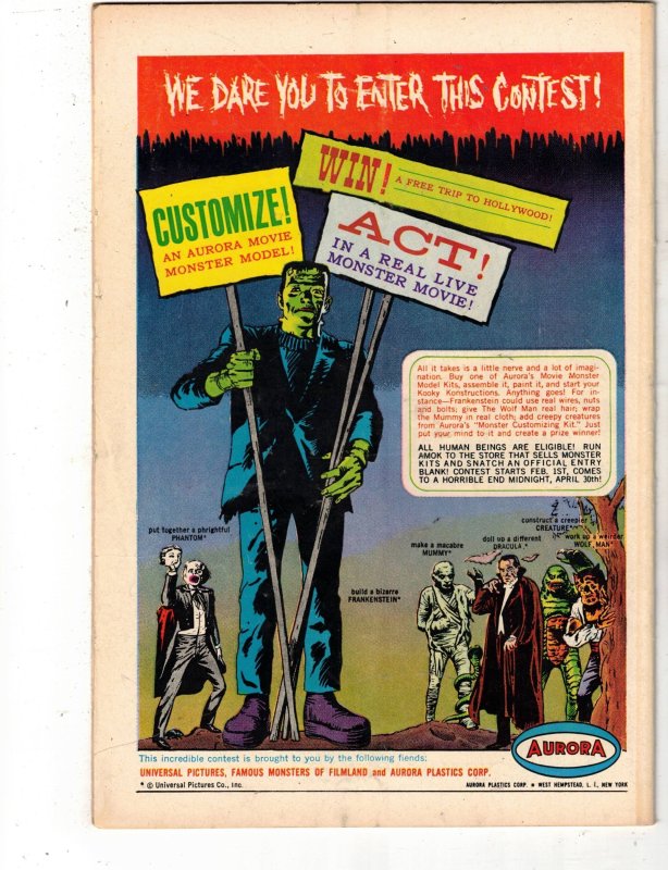 House of Secrets #65 1964 PRICE DROP! Dr.7 beat Eclipso FN/VF Toth BEANTOWN CERT
