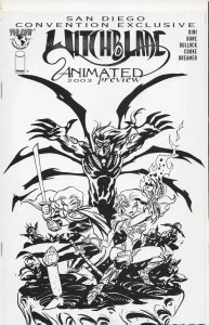Witchblade Animated San Diego Comic Con Preview Cover (2003) Witchblade