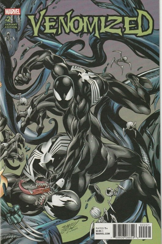 Venomized # 2 Bagley Variant Connecting Cover NM Marvel [C6]