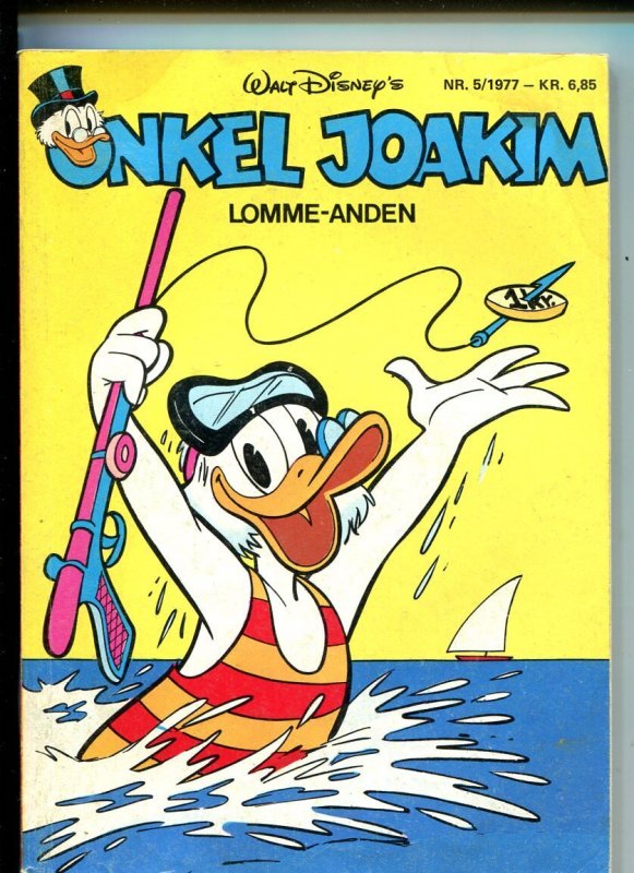 Onkel Joakim #5 1977-Disney-Danish-Uncle Scrooge-Carl Barks-Mickey Mouse-G/VG