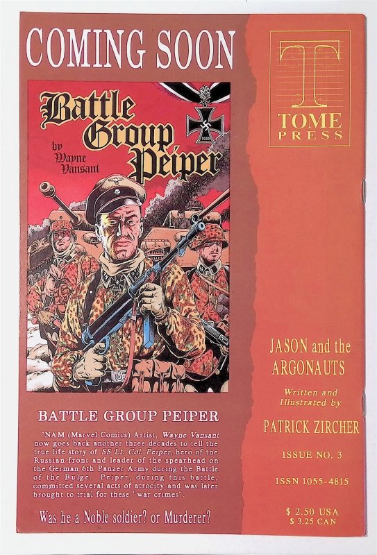 Jason and the Argonauts #3 (1991, Tome) 8.0 VF