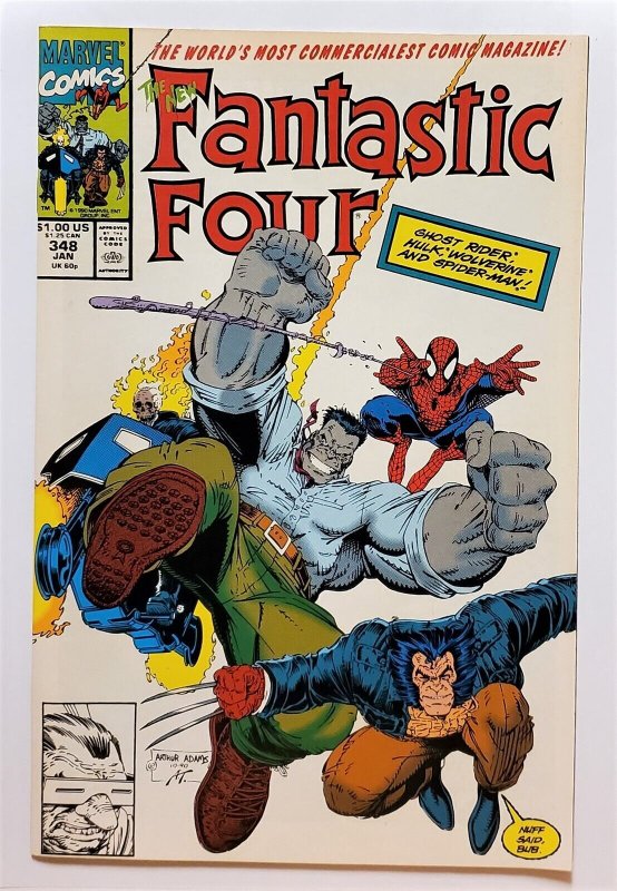 Fantastic Four #348 (Jan 1991, Marvel) VF  