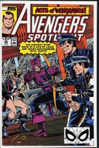 Avengers Spotlight #28 (1990) Hawkeye