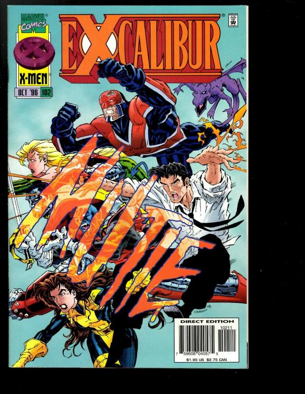 10 Excalibur Marvel Comics # 95 100 101 102 103 104 105 106 107 108 109 110 JF26